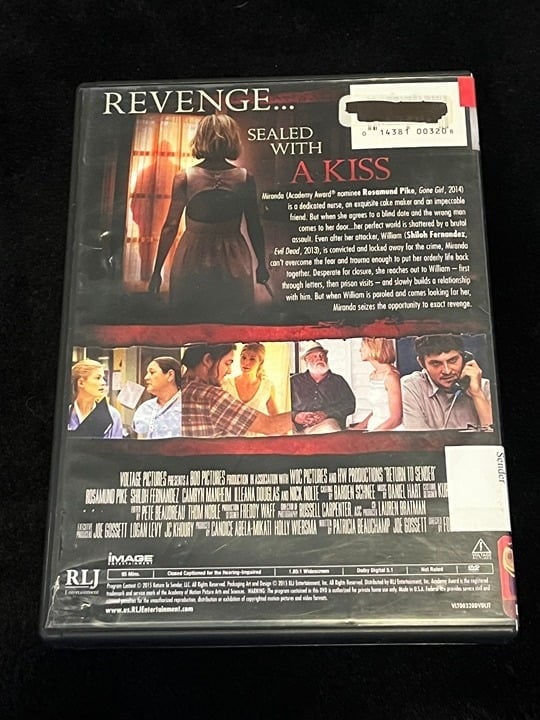 Return to Sender DVD - Rosamund Pike - Shiloh Fernandez - Nick Nolte