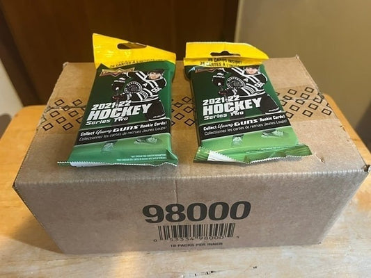 2021-22 Series 2 Upper Deck Hockey 18 pack Case - Young Guns!