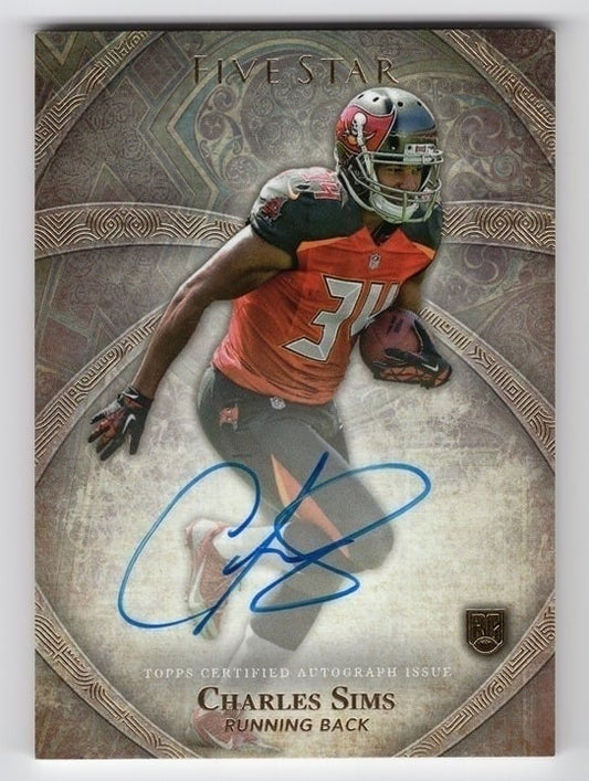 Charles Sims 2014 Topps Five Star Career Certified Autograph Rookie Card #FSA-CS