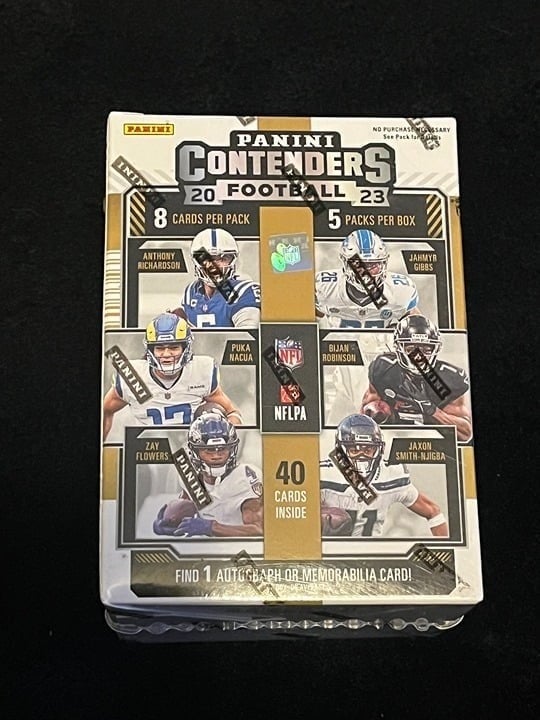 2023 Panini Contenders Football - Factory Sealed - 1 Auto or Memorabilia per Box