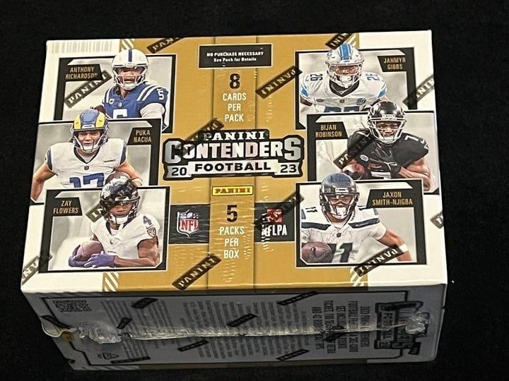 2023 Panini Contenders Football - Factory Sealed - 1 Auto or Memorabilia per Box