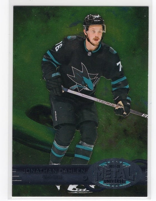 Jonathan Dahlen 2021-22 Skybox Metal Universe Retro Green Insert #R-46