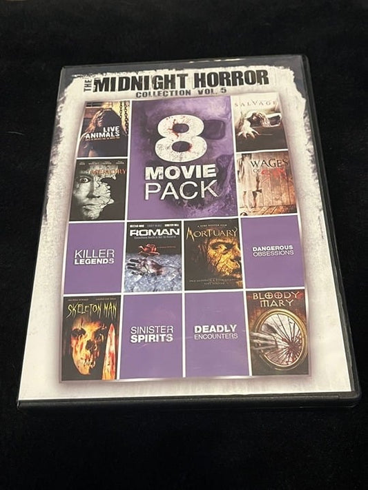 The Midnight Horror Collection Volume 5 -8 Movie Pack