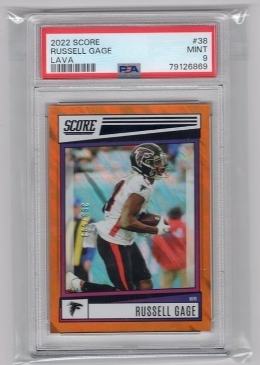 Russel Gage 2022 Score Lava PSA 9 #38