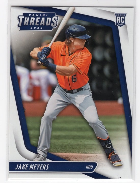 Jake Meyers 2022 Panini Chronicles Threads Baseball Rookie Card #10