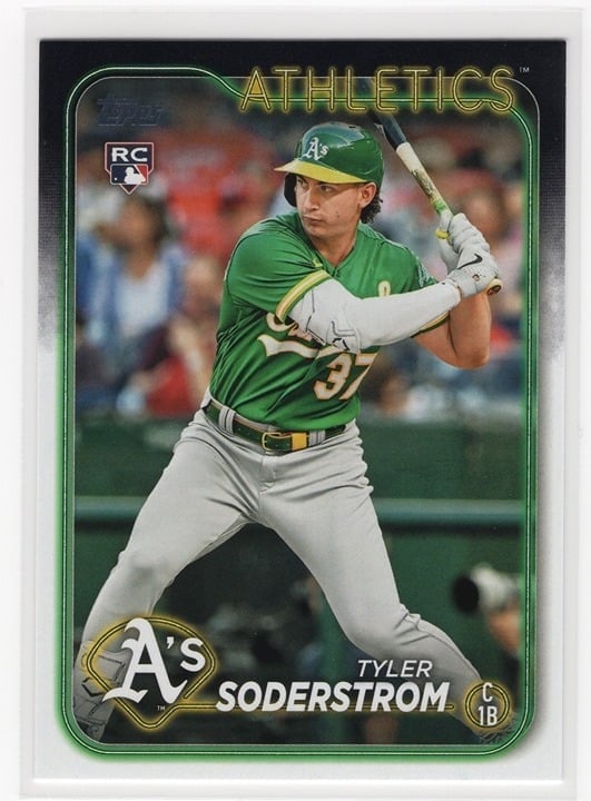 Tyler Soderstrom 2024 Topps Series 1 Rookie Card #244