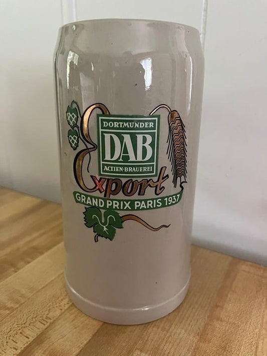 Dortmunder DAB Grand Prix Paris 1937 Export Stein Made in Germany Stamped #39